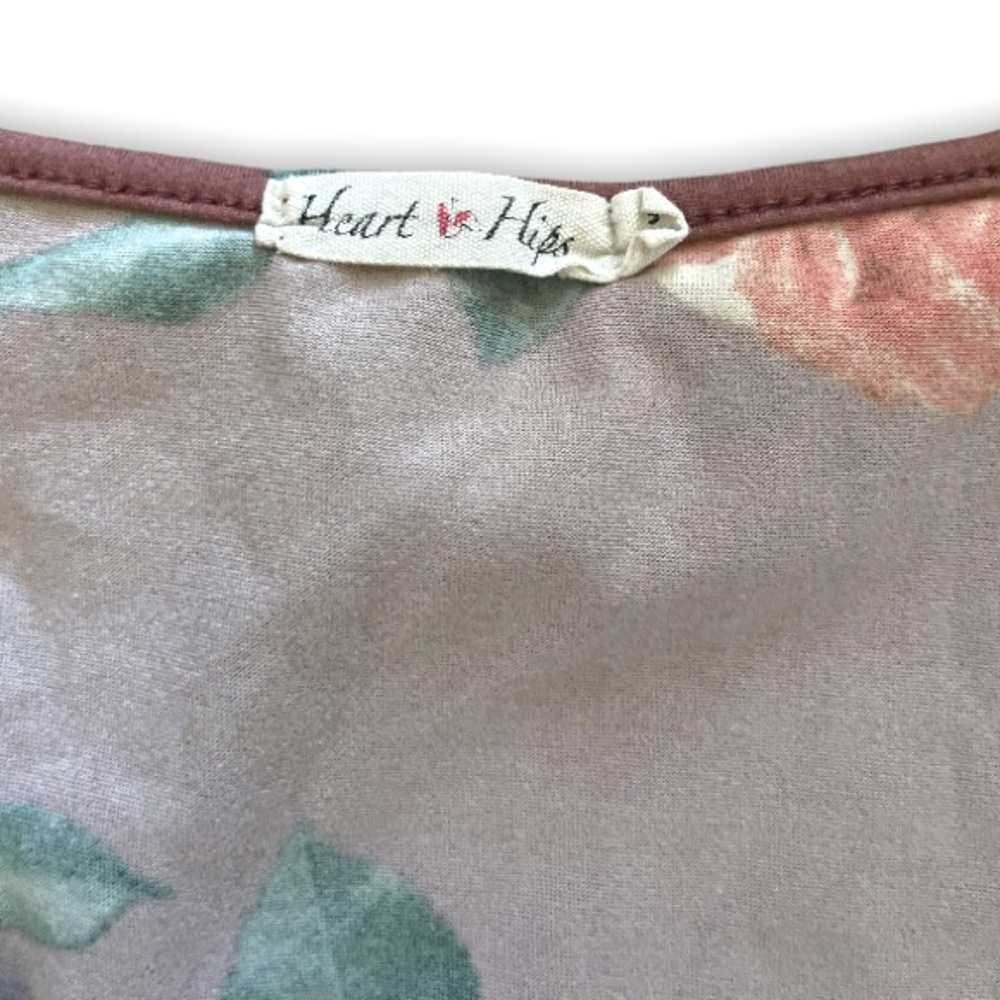 Heart & Hips Woman’s Milk Chocolate Floral Autumn Sleeveless Comfy Bodycon Dress - Picture 6 of 9